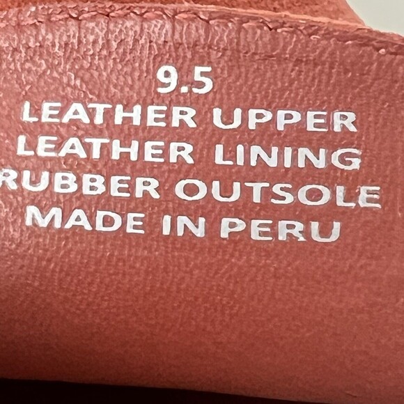 Able Local + Global Lizbeth Cherry Suede Leather Slip On Mules Size 9.5 - Picture 8 of 8